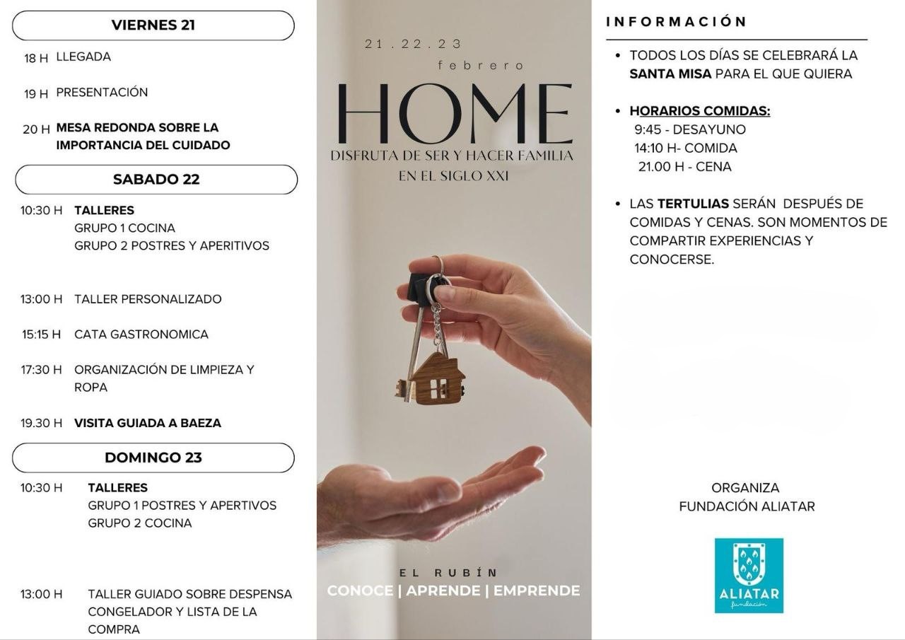 Programa II edición Jornadas Home